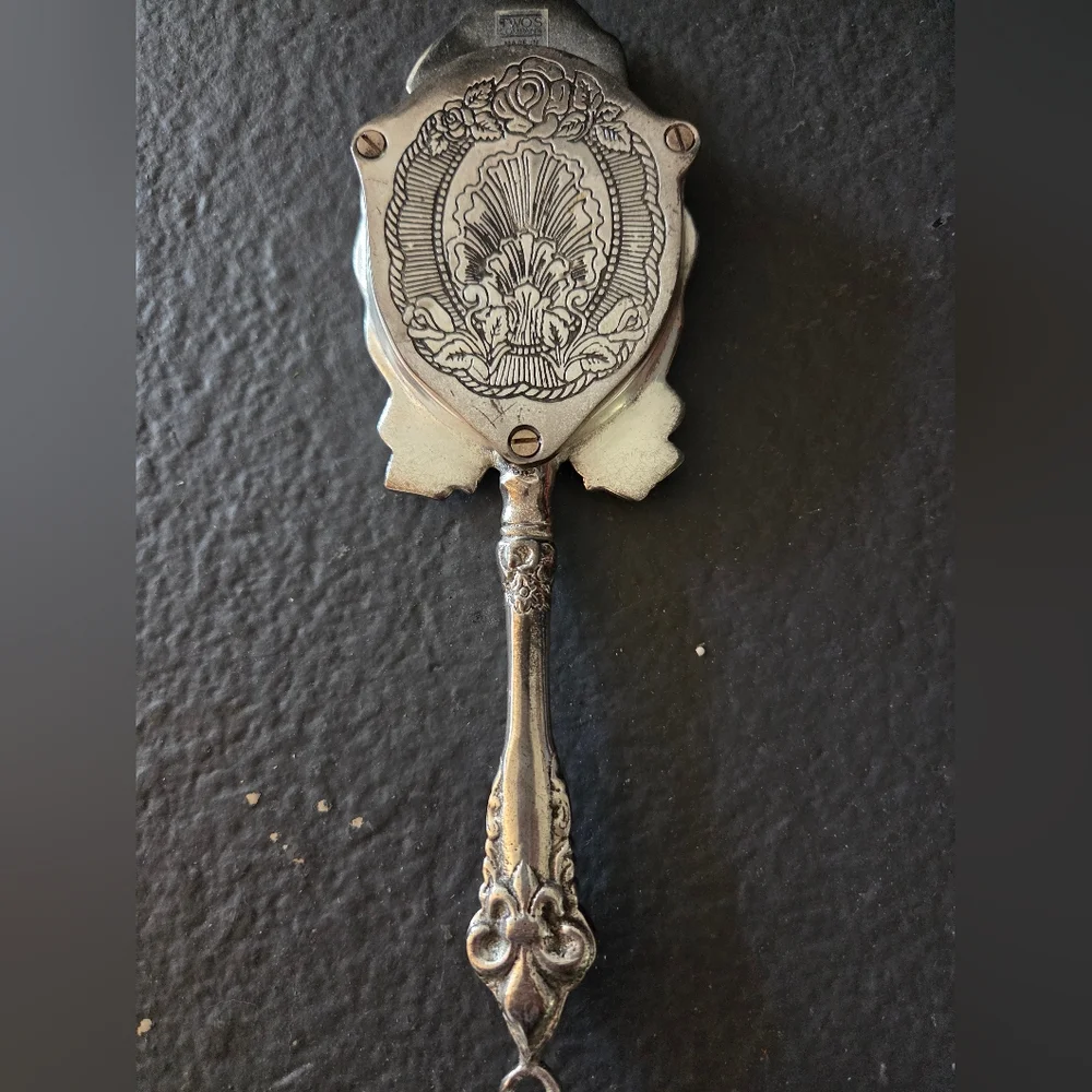 Silver Handheld Mirror